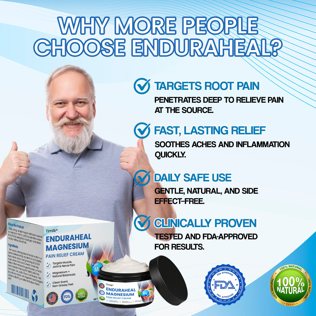 Timilk® EnduraHeal Magnesium Pain Relief Cream (A)