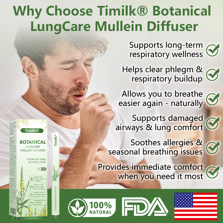 Timilk® Botanical LungCare Mullein Diffuser 🔥 (A)