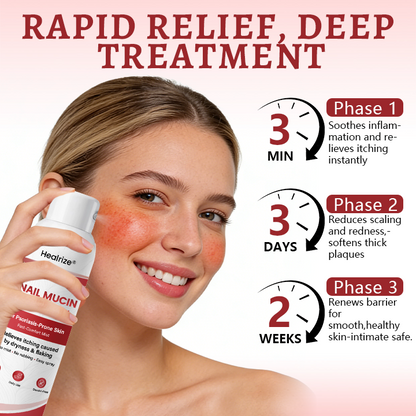 Healrize® Snail Mucin Healing Spray – Relief for Sensitive & Flare-Up Skin🔥