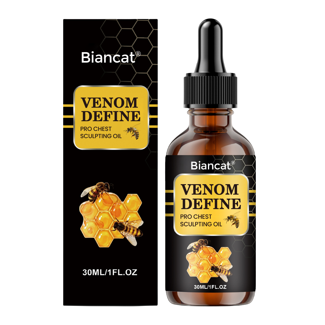 🔥 MEN’S CHEST-CONTOUR UPGRADE💪 Biancat® VenomDefine Pro Chest Sculpting Oil 🐝 Daily Bee Venom Support for a Firmer-Looking, More Defined Chest🔥