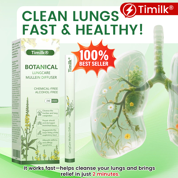 Timilk® Botanical LungCare Mullein Diffuser 🔥 (A)