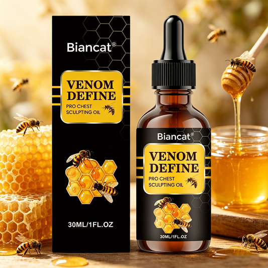 🔥 MEN’S CHEST-CONTOUR UPGRADE💪 Biancat® VenomDefine Pro Chest Sculpting Oil 🐝 Daily Bee Venom Support for a Firmer-Looking, More Defined Chest🔥