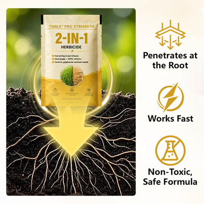 🏆 Official Store |Timilk® Pro Strength 2-in-1 Herbicide: Fast Acting Results on Glyphosate-Resistant Weeds🔥