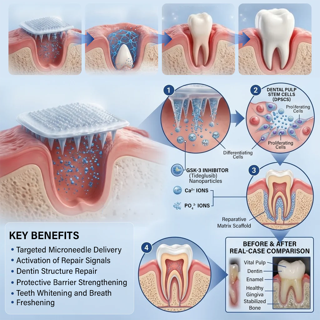 Your Smile🦷Ceoerty® Tooth & Gum Repair Fast-Dissolving Microneedle Patch✨ (𝟓-𝐢𝐧-𝟏 💎 𝐑𝐞𝐛𝐮𝐢𝐥𝐝 𝐄𝐧𝐚𝐦𝐞𝐥 & 𝐃𝐞𝐧𝐭𝐢𝐧 • 𝐒𝐭𝐫𝐞𝐧𝐠𝐭𝐡𝐞𝐧 𝐆𝐮𝐦𝐬 • 𝐄𝐫𝐚𝐝𝐢𝐜𝐚𝐭𝐞 𝐓𝐚𝐫𝐭𝐚𝐫 & 𝐎𝐝𝐨𝐫 • 𝐖𝐡𝐢𝐭𝐞𝐧𝐢𝐧𝐠 • 𝐒𝐭𝐨𝐩 𝐓𝐨𝐨𝐭𝐡 𝐒𝐞𝐧𝐬𝐢𝐭𝐢𝐯𝐢𝐭𝐲)✨