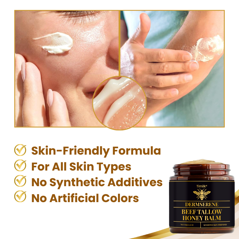 Timilk® DermSerene Beef Tallow Honey Balm