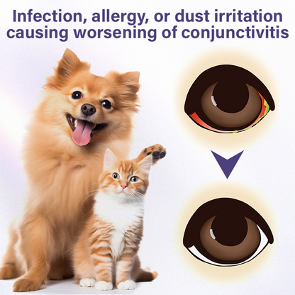 Timilk® NanoCare Pet Eye Drops  👩‍⚕️ FDA Approved | Relieves Conjunctivitis, Dry Eyes, Cataracts & Keratitis 🐶🐱✨（A）