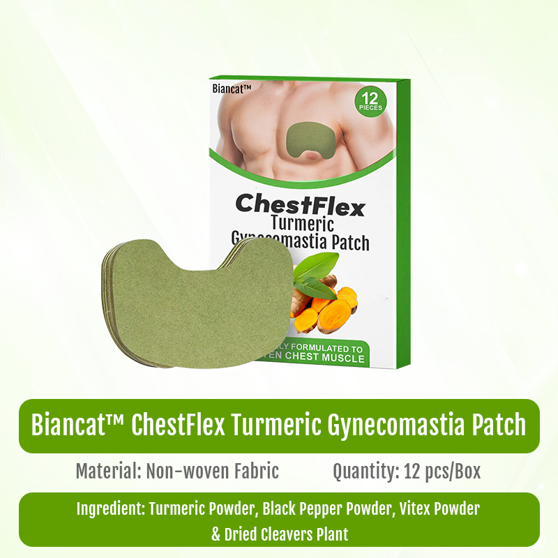 Biancat™ ChestFlex Turmeric Gynecomastia Patch -（A)