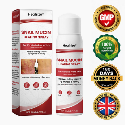 Healrize® Snail Mucin Healing Spray – Relief for Sensitive & Flare-Up Skin🔥